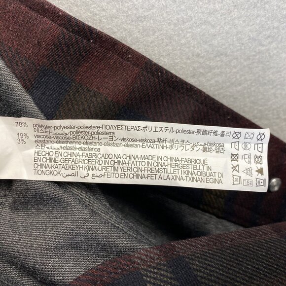 ZARA Jacket Womens Medium Plead Button Down Front Pockets Polyester Fall Design‎ - Picture 7 of 9